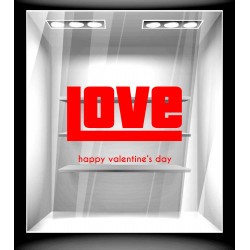 Αυτοκόλλητο βιτρίνας - Αγίος Βαλεντίνος 74